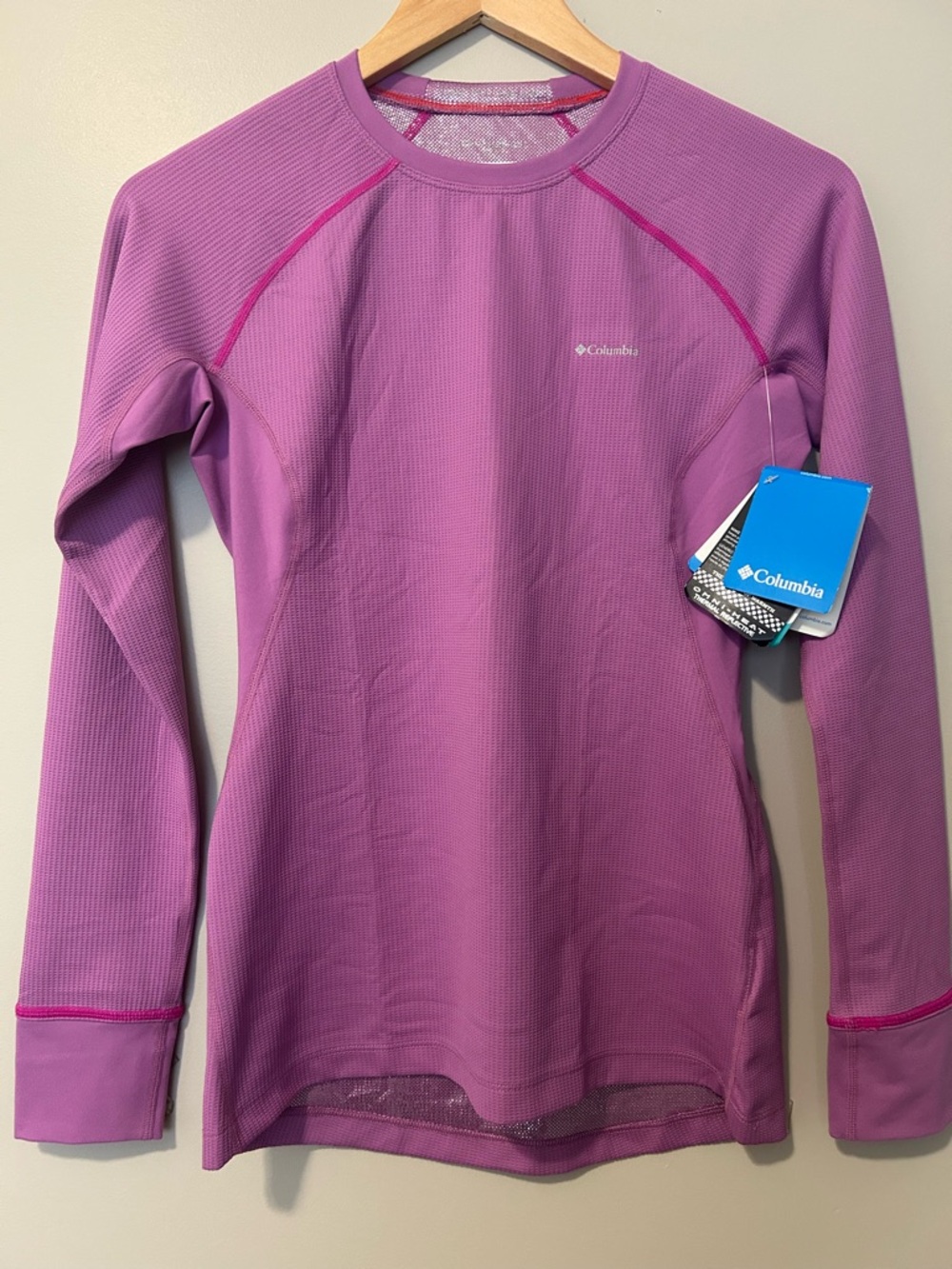 Columbia Long Sleeve Base Layer Top - Magenta